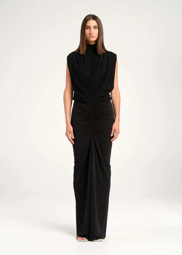 Willow Maxi Dress Black Size 10 & 12 by Benni