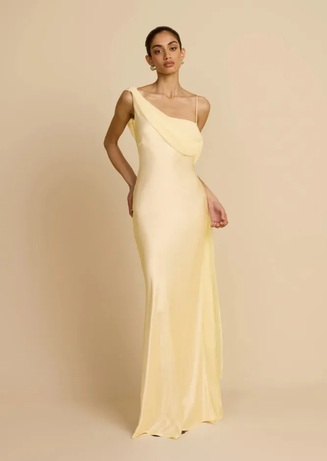 Helena Dress Butter Yellow Size Small by Arcina Ori