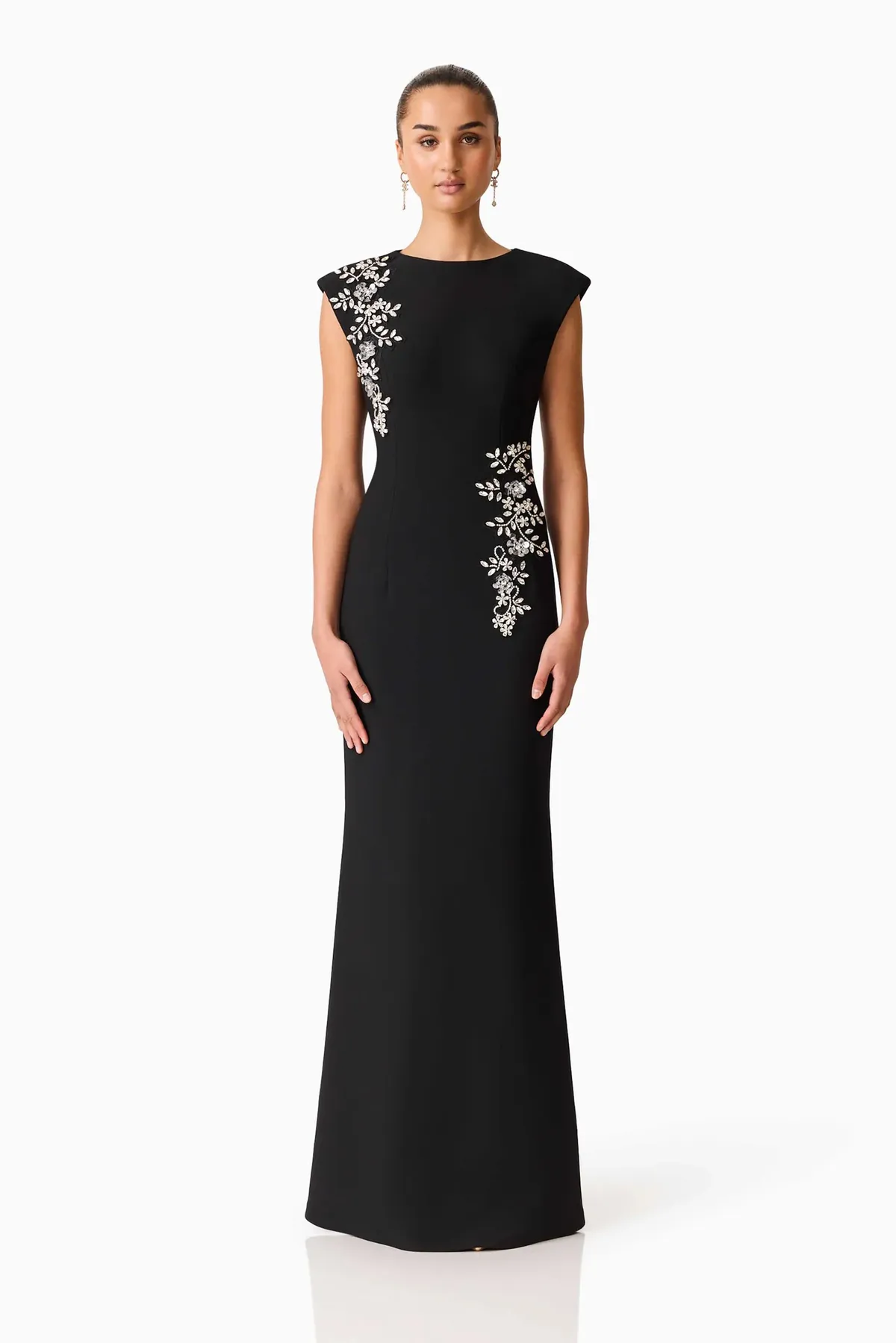 Veda Gown Dress Black Size XS / AU 6, S / AU 8, M / AU 10, L / AU 12 & XL / AU 14 by Elliatt