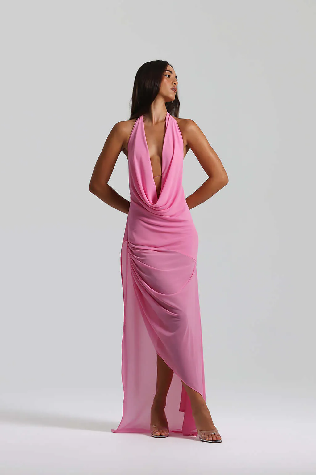 Anastasia Mini Dress Pink Size 1 / AU 8 by Natalie Rolt