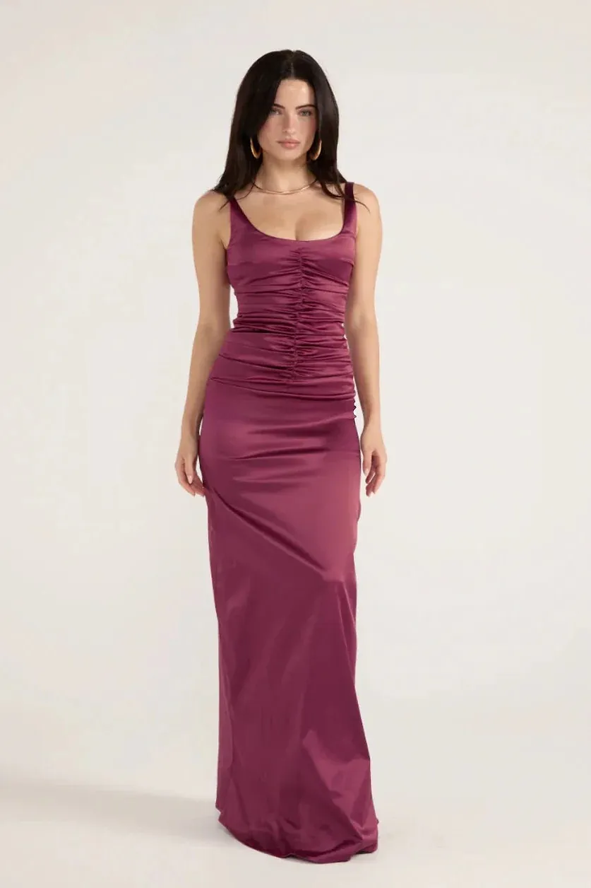 Atlein Gown Dress Plum Purple Size XS / AU 6, S / AU 8, & M / AU 10 by Ance Gria