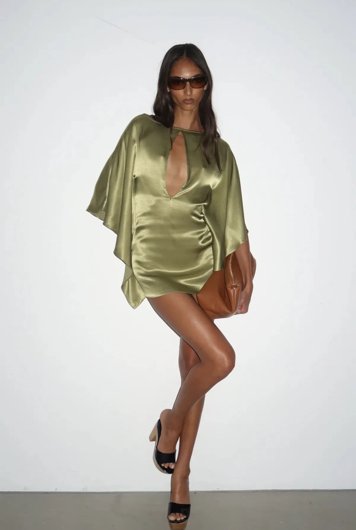 Diana Mini Dress Green Size XS / AU 6 by Ance Gria
