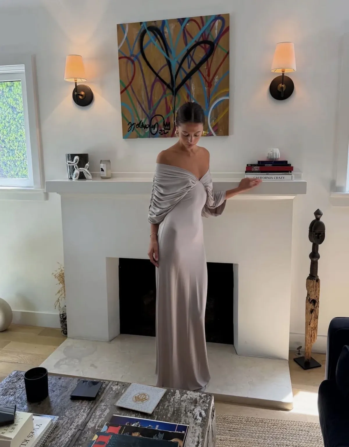 Neve Dress Grey Size 6 by Ance Gria