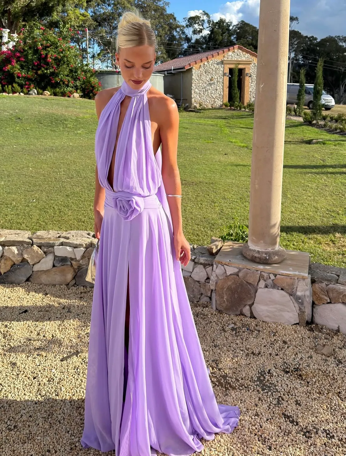 Solaia Dress Lilac Purple Size 8 by Calia Collection