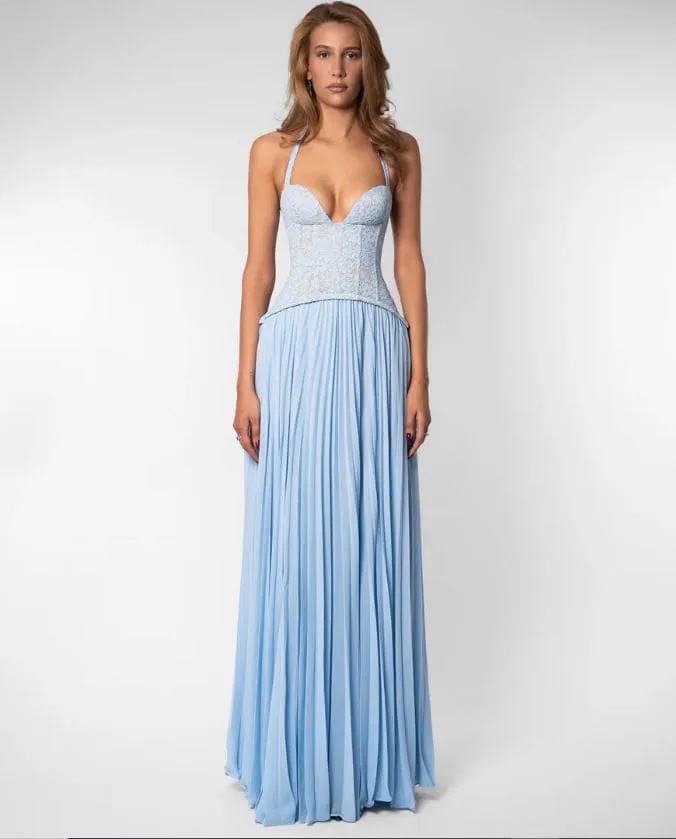 Gaia Dress Blue Size XS / AU 6, S / AU 8 & M / AU 10 by Fenity