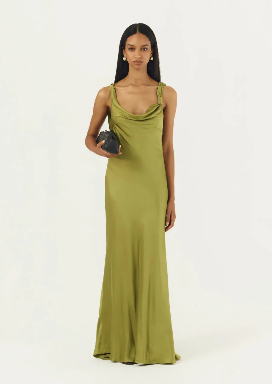 Darcy Dress Pistachio Green Size S / AU 8 by Arcina Ori