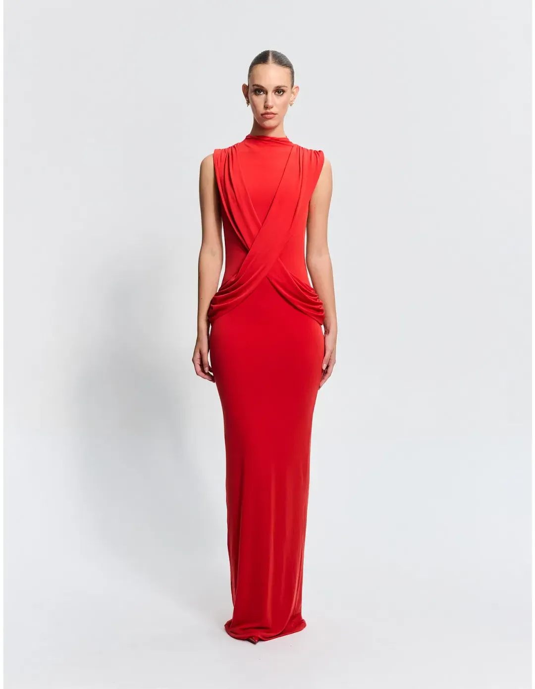 Avalon Gown Dress Rio Red Size XS / AU 6 by Effie Kats