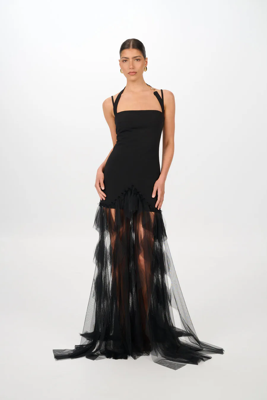 Niva Gown Dress Black Size 6, 8, 10 & 12 by Jefre Sei