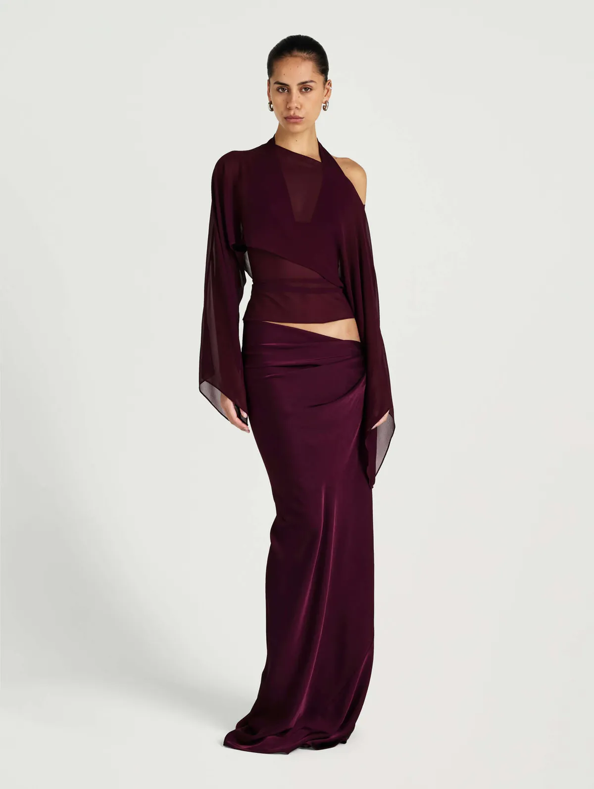 Ira Maxi Dress Grape Purple Size 6, 8, 10 & 12 by Benni