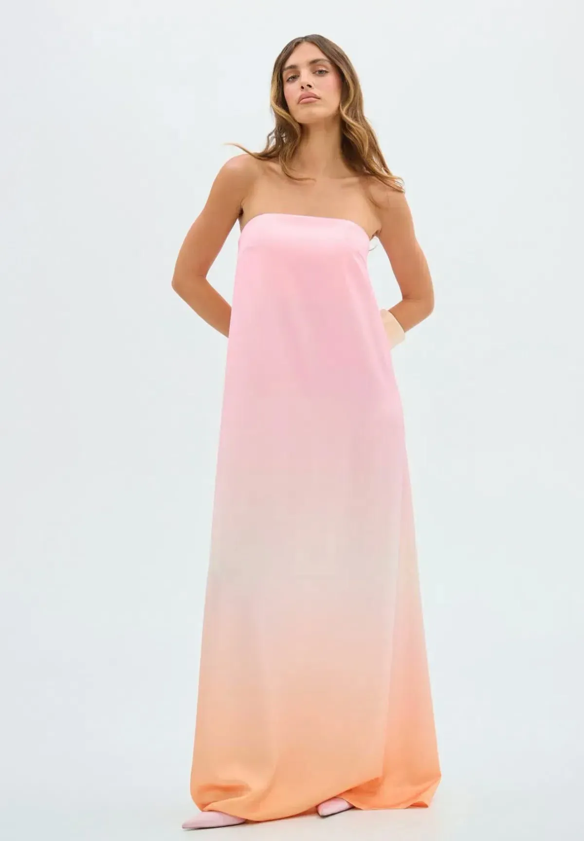 Lily Maxi Dress Tropical Pink Size 8, 10 & 12 by Bubish Luxe