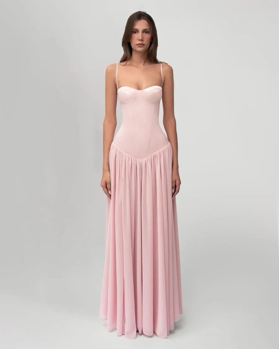 Amelia Dress Pink Size 6 & 8 by Fenity