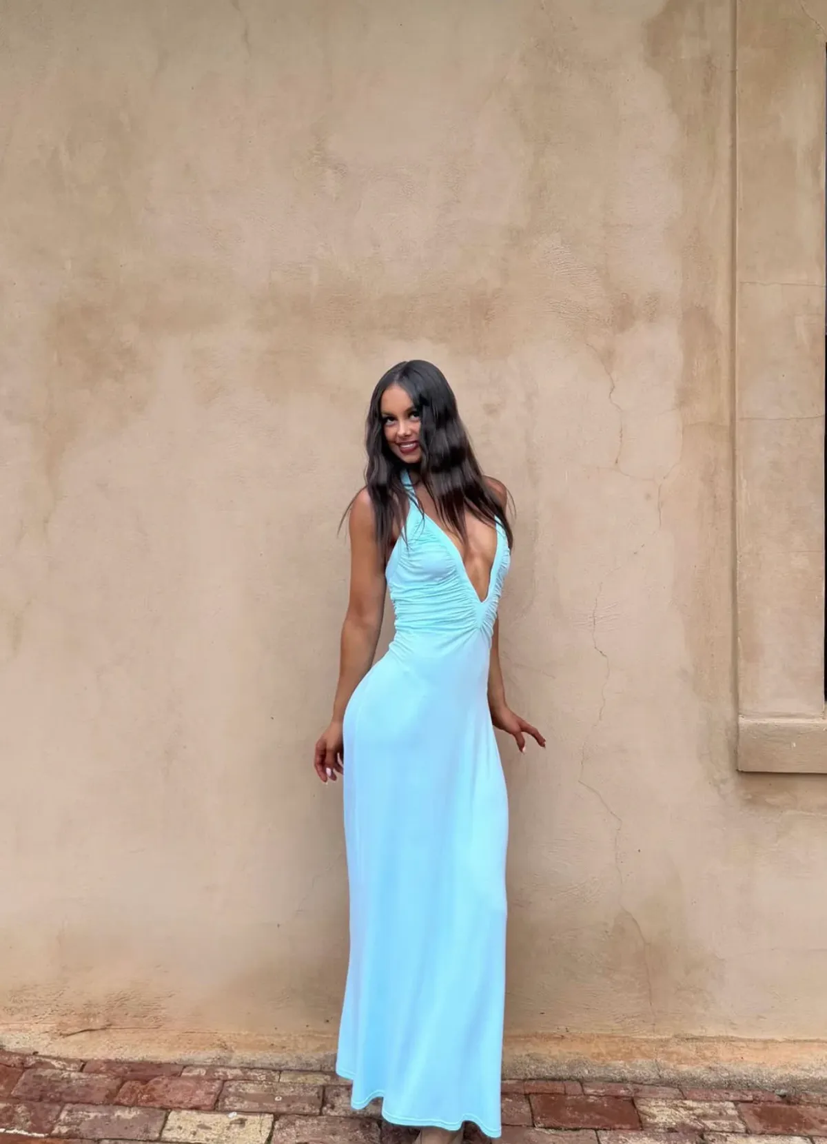 Angelia Maxi Dress Blue Size XS / AU 6 by SOLAMUSA