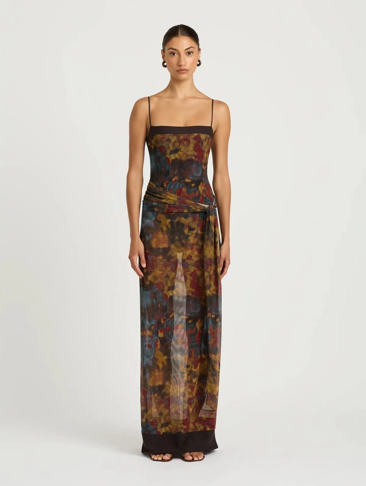 Suki Maxi Dress Multi Size 6 & 10 by Benni