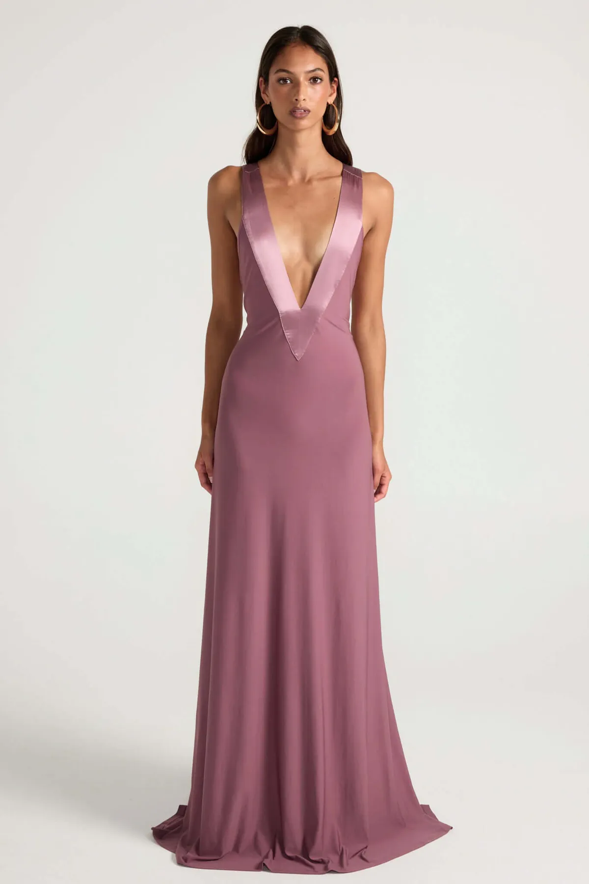 Rosa Gown Dress Mauve Purple Size S / AU 8 by Ance Gria