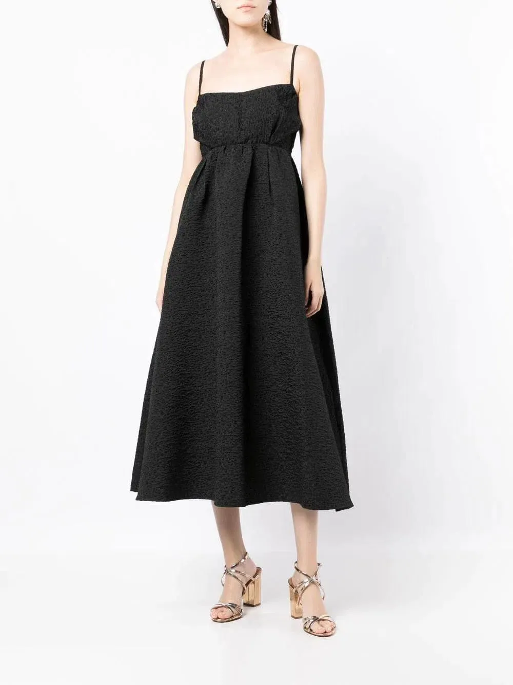 Theo Midi Dress Black Size 2 / AU 10 by Rachel Gilbert