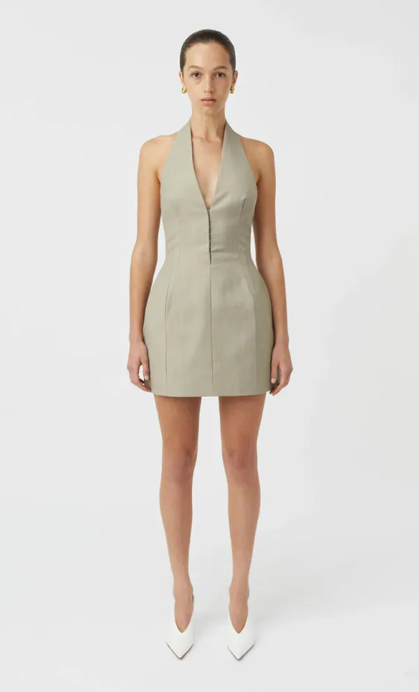 Pompidou Mini Dress Green Size S / AU 8 & M / AU 10 by Camilla And Marc