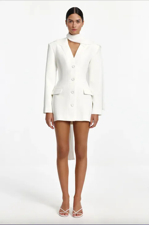 Miella Blazer Mini Dress Ivory White Size 6, 8, 10 & 12 by Significant Other