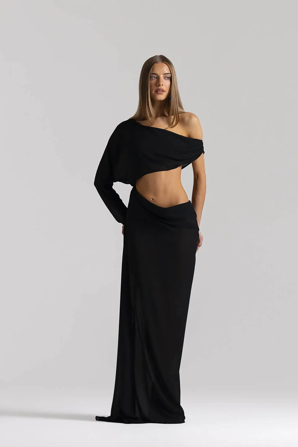 Imogen Dress Black Size 0 / AU 6 & 1 / AU 8 by Natalie Rolt
