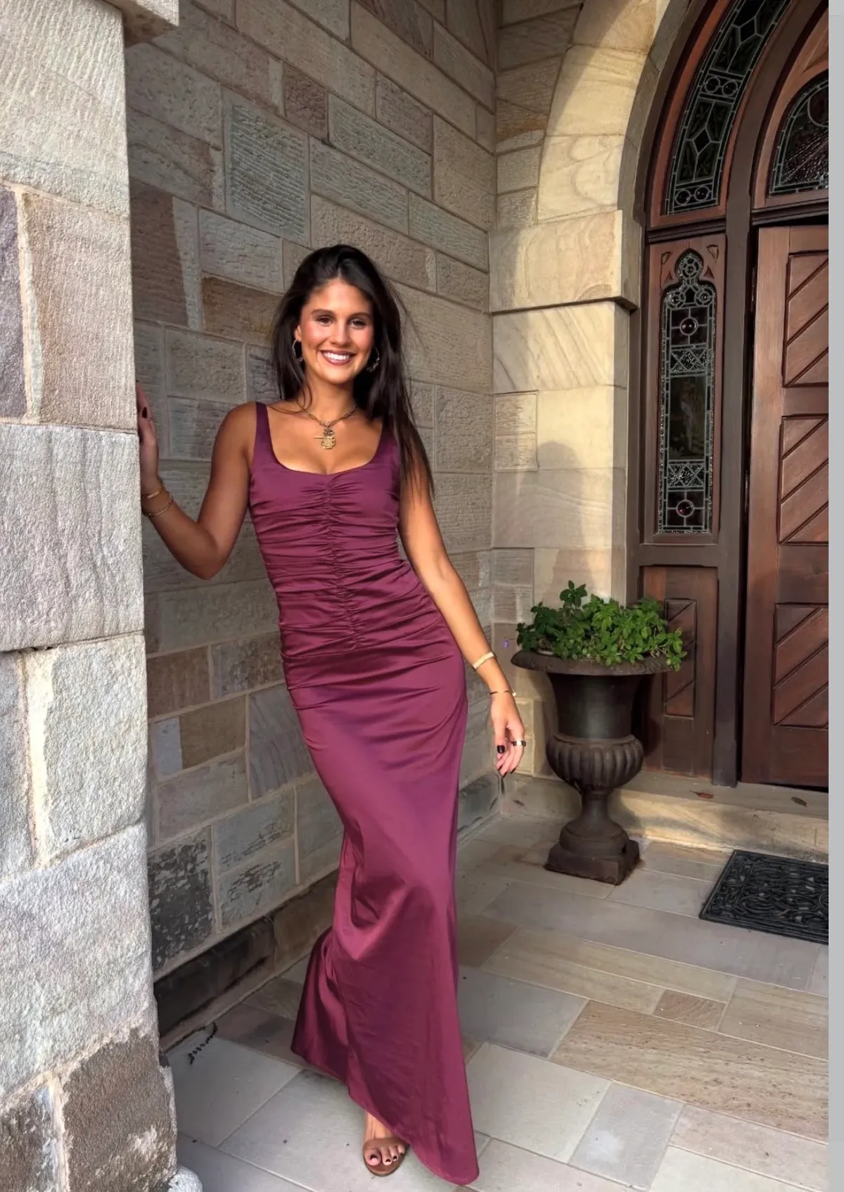 Atlein Gown Dress Plum Purple Size XS / AU 6 by Ance Gria