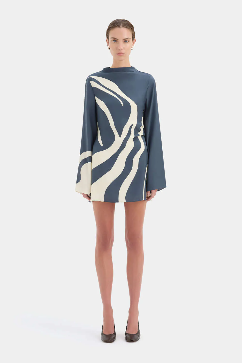 Lilou Mini Dress Blue Size 8, 10 & 12 by SIR