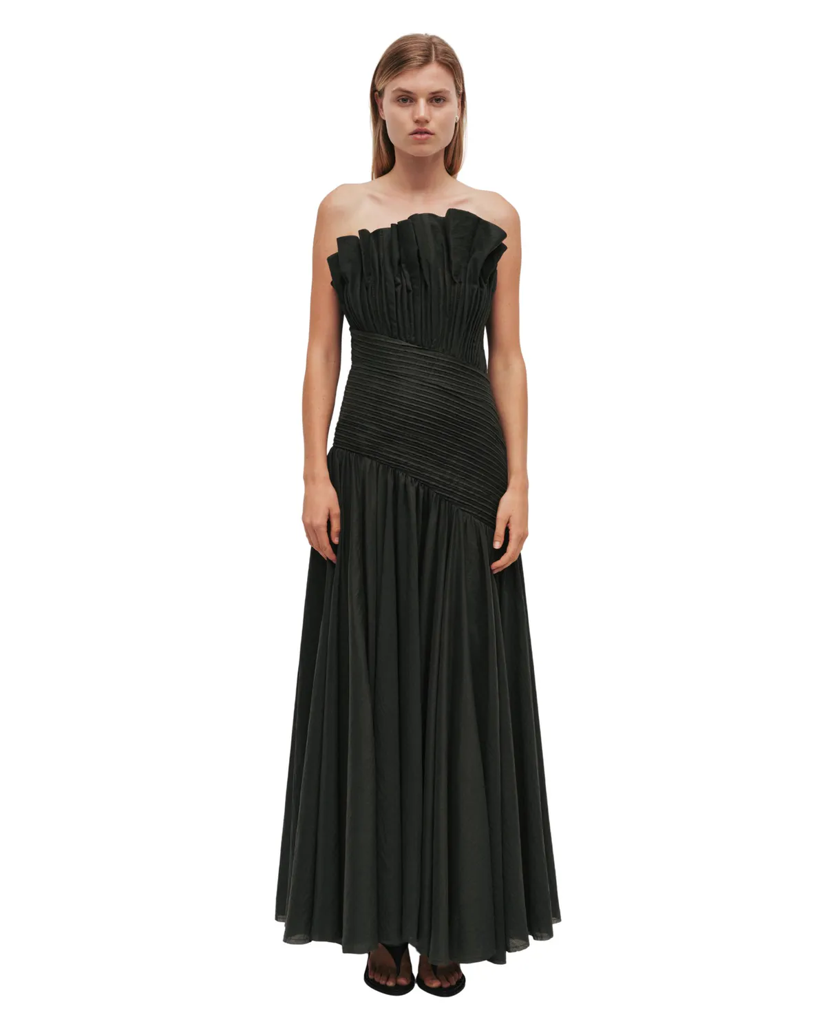 Aquiline Gown Maxi Dress Hunter Green Size 10 & 14 by Aje