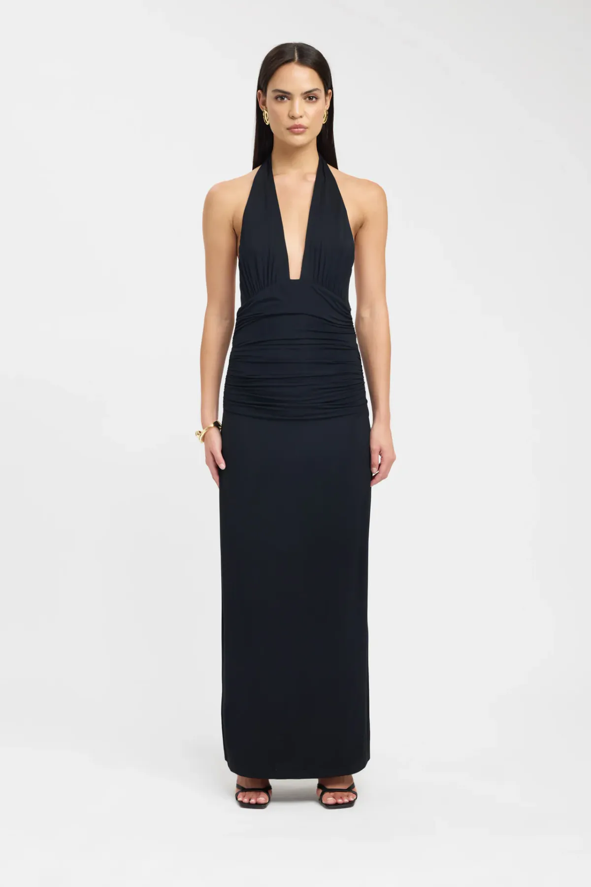 Leni Maxi Dress Black Size 12 by Kookai
