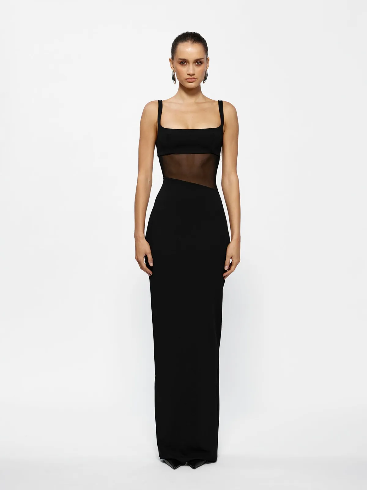 Cyia Gown Dress Black Size M / AU 10 by Effie Kats