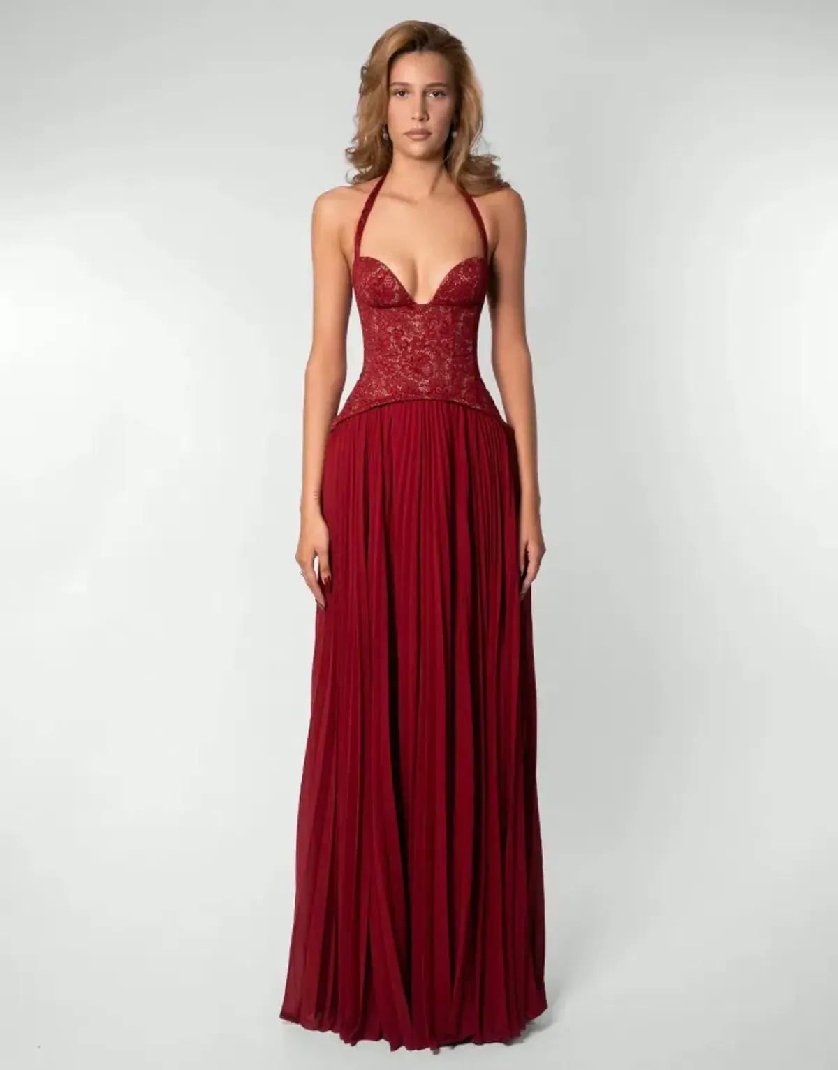Gaia Gown Dress Red Size S / AU 8 & M / AU 10 by Fenity