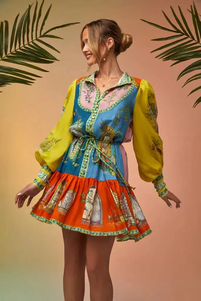 Monte Mini Dress Multi Size 8 & 16 by Alemais