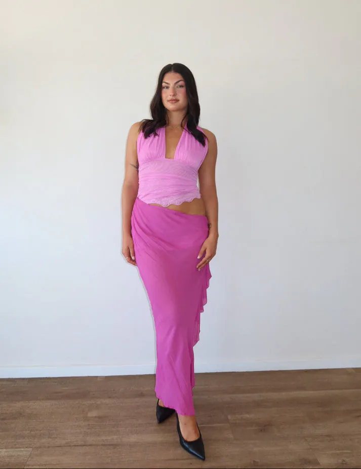 Penelope Maxi Dress Pink Size 12 by Benni