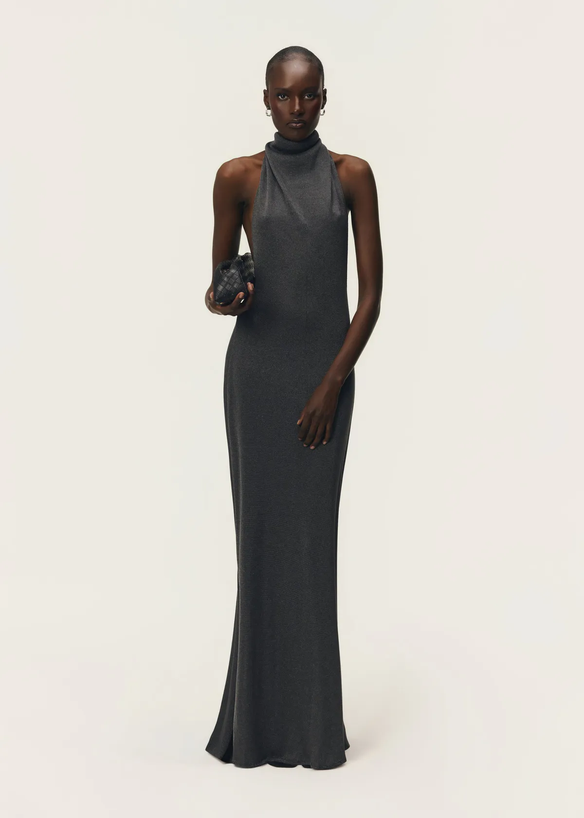 Romy Dress Chrome Grey Size S / AU 8 by Arcina Ori