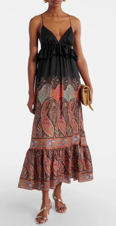 RHIANNON RUFFLE MAXI DRESS SIZE 1 & 2 by Zimmermann