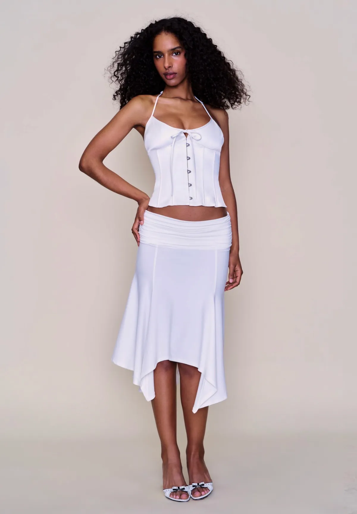 Marini & Soffiano Skirt Size S in White by Danielle Guizio
