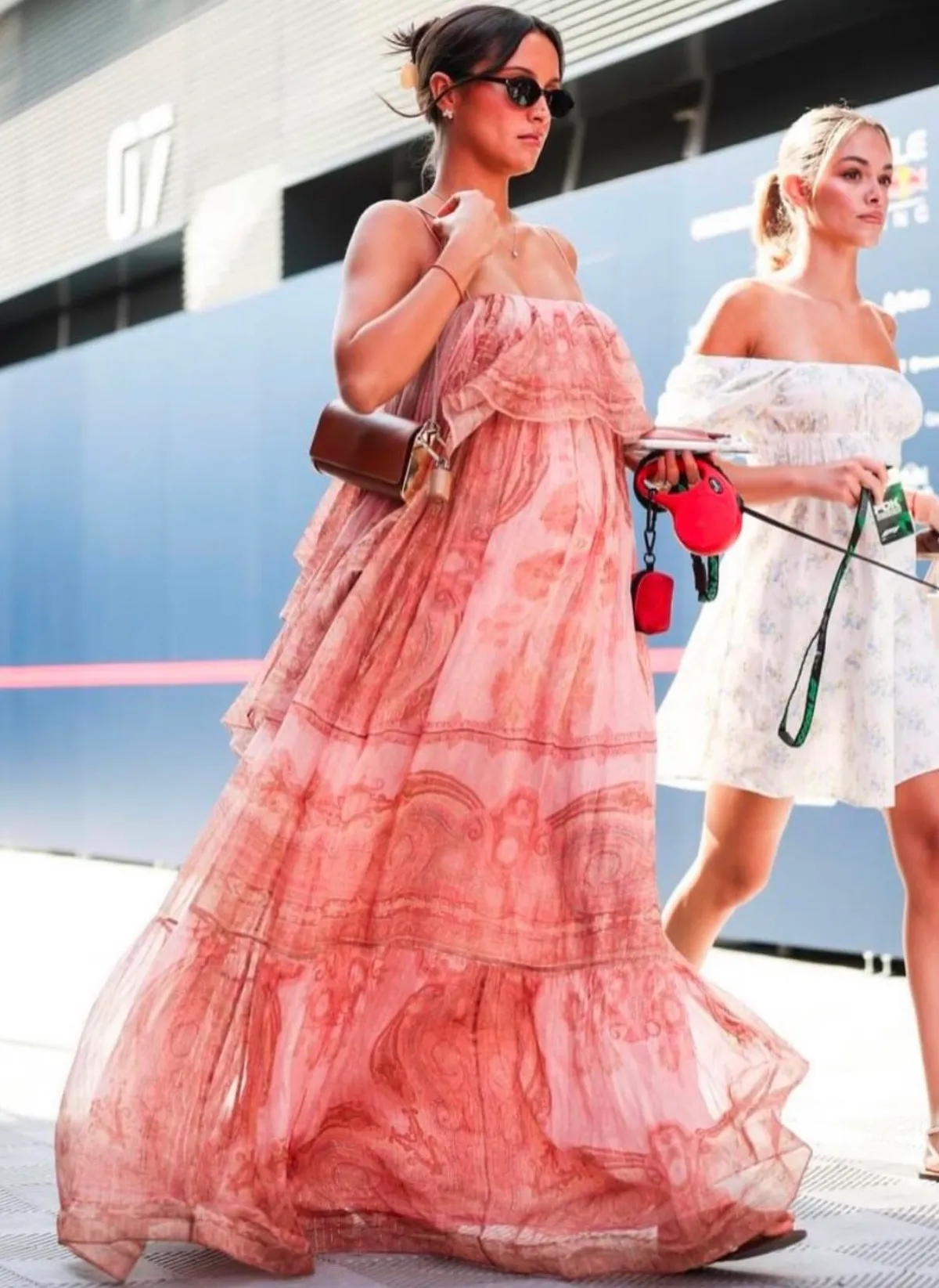 Sundance Frill Maxi Dress Pink Size 0 / AU 8 by Zimmermann