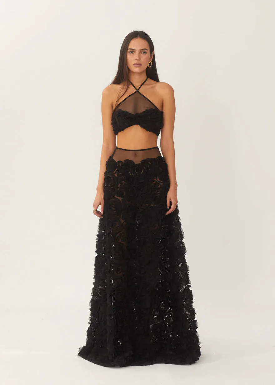 Vivienne Top & Skirt Set Black Size XS / AU 6 & M / AU 10 by Arcina Ori