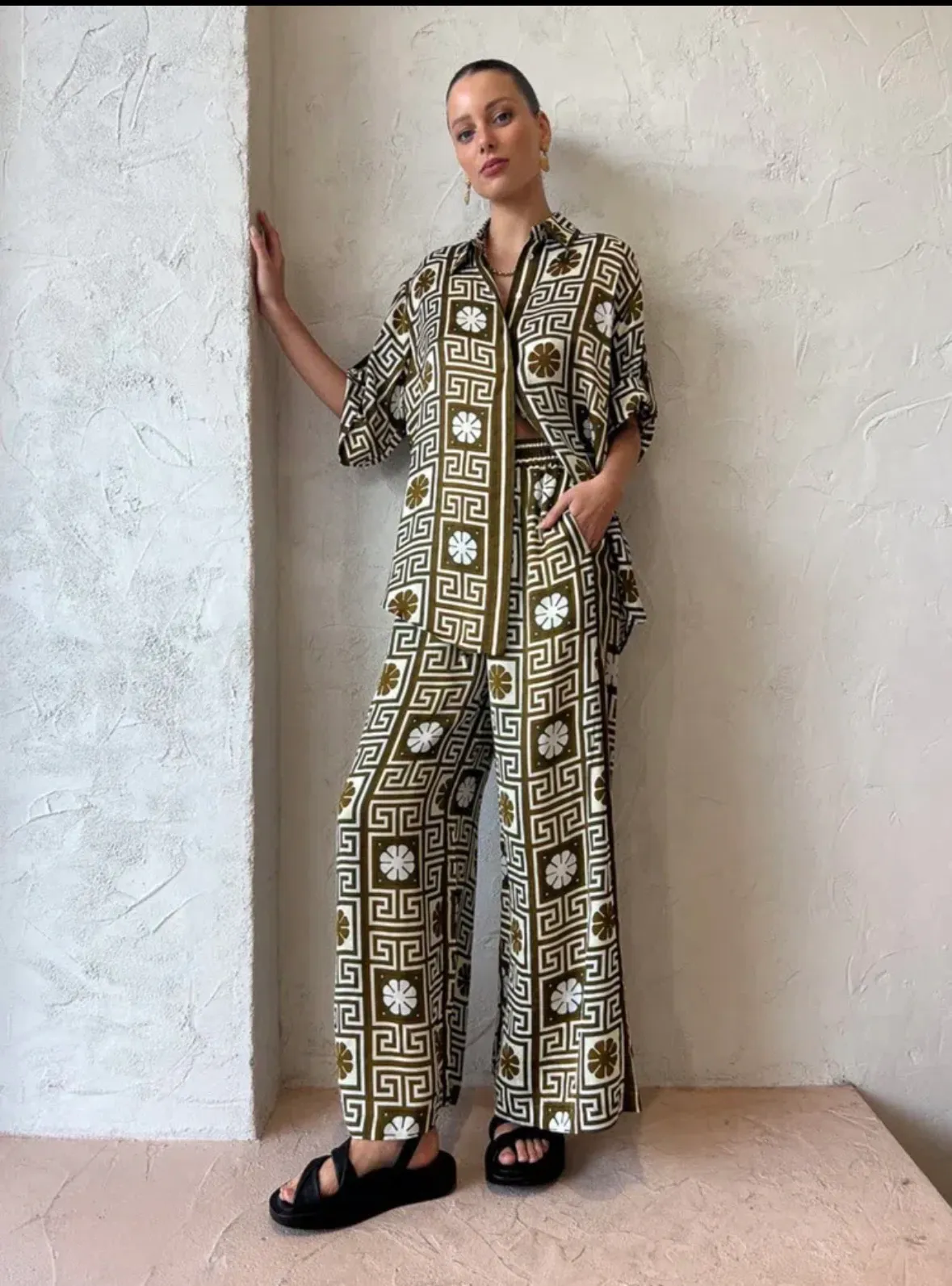 Dimi Top & Pants Set Brown Size 10 by Alemais: image 1 of 1