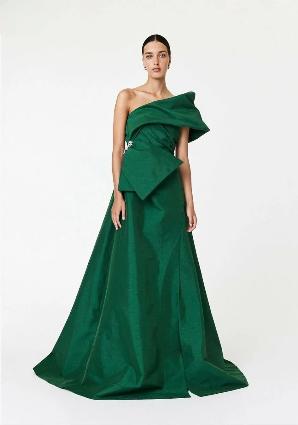 Archer Gown Green Size 3 / AU 12 by Rachel Gilbert