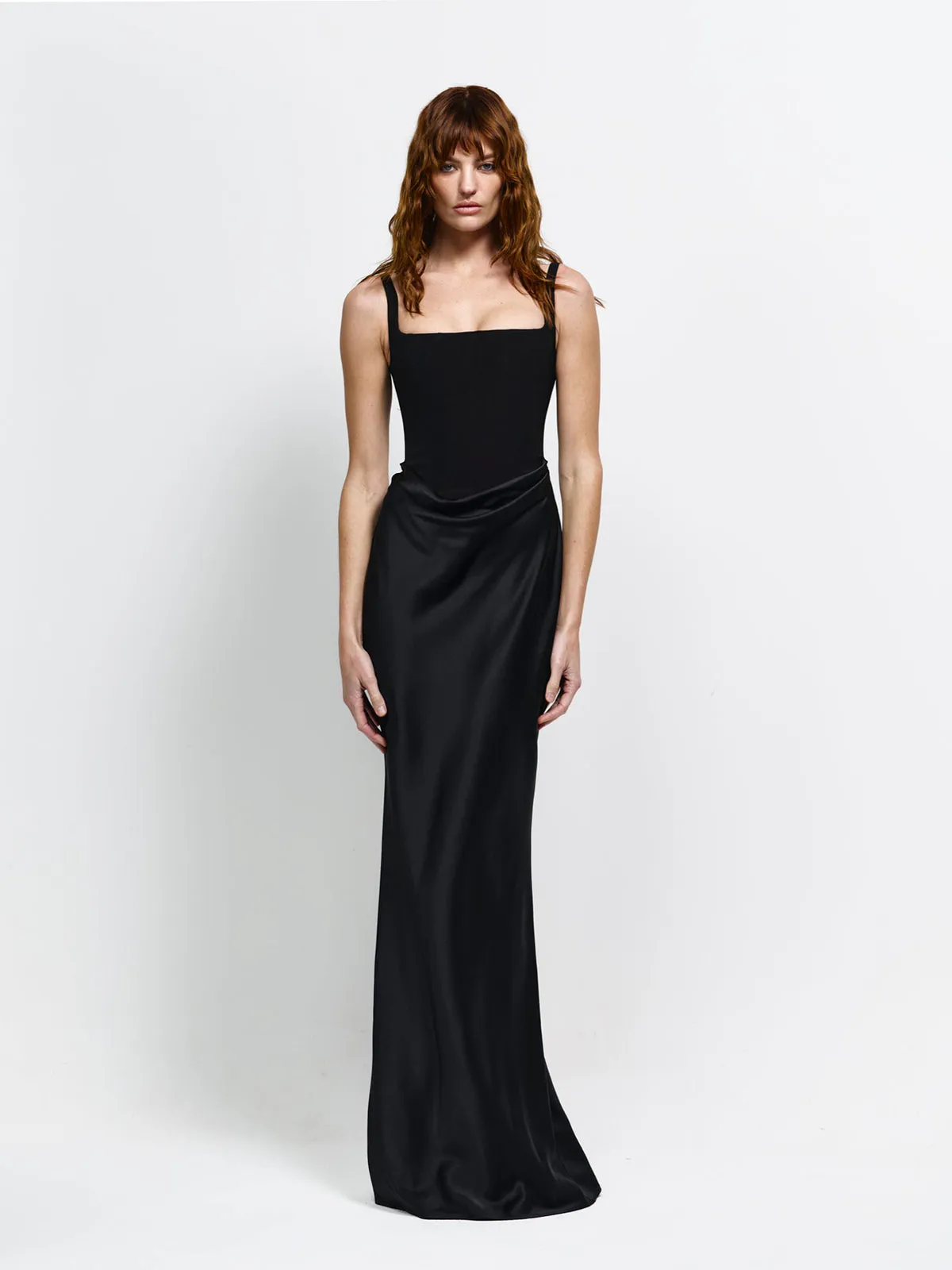 Keanna Gown Dress Black Size XS / AU 6, S / AU 8 & M / AU 10 by Effie Kats