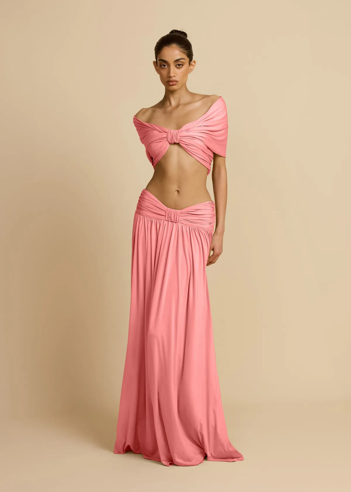 Alessia Top & Skirt Set Dusty Pink Size XS / AU 6 & S / AU 8 by Arcina Ori