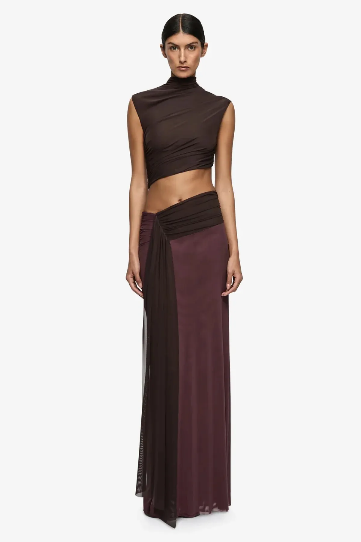 Conni Maxi Dress Brown Size 10 by Bec & Bridge