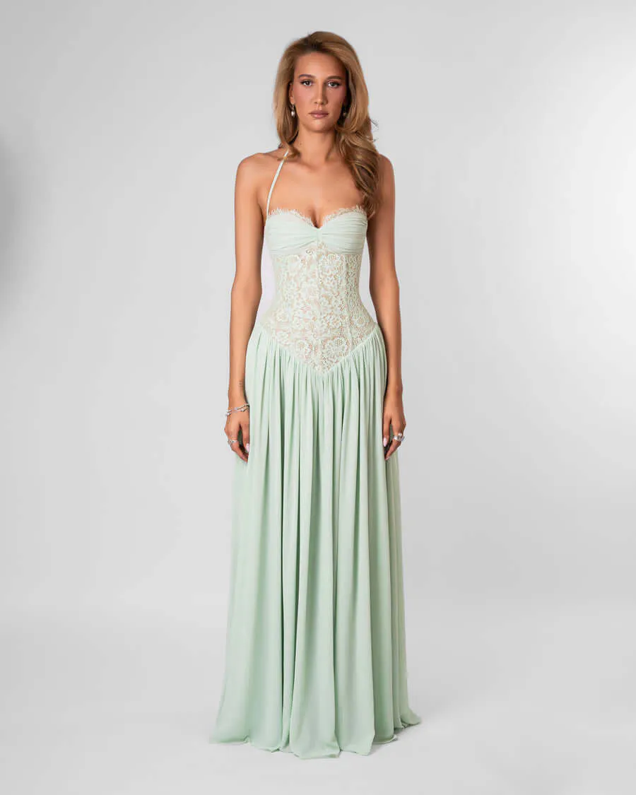Faye Dress Mint Green Size 6 & 8 by Fenity