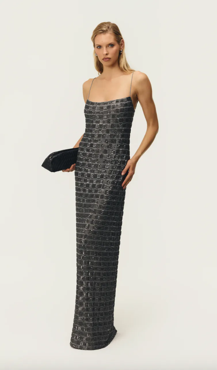 Stevie Dress Chrome Grey Size XS / AU 6 by Arcina Ori