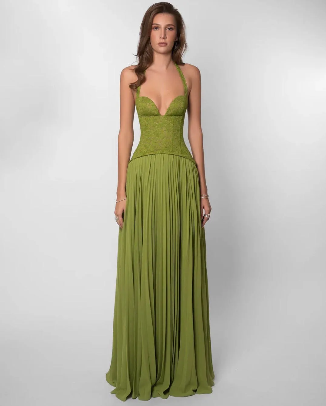 Gaia Dress Green Size S / AU 8 by Fenity