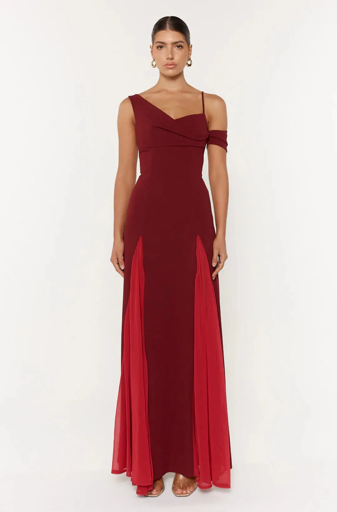 Margot Dress Red Size 10 by She Is Olla