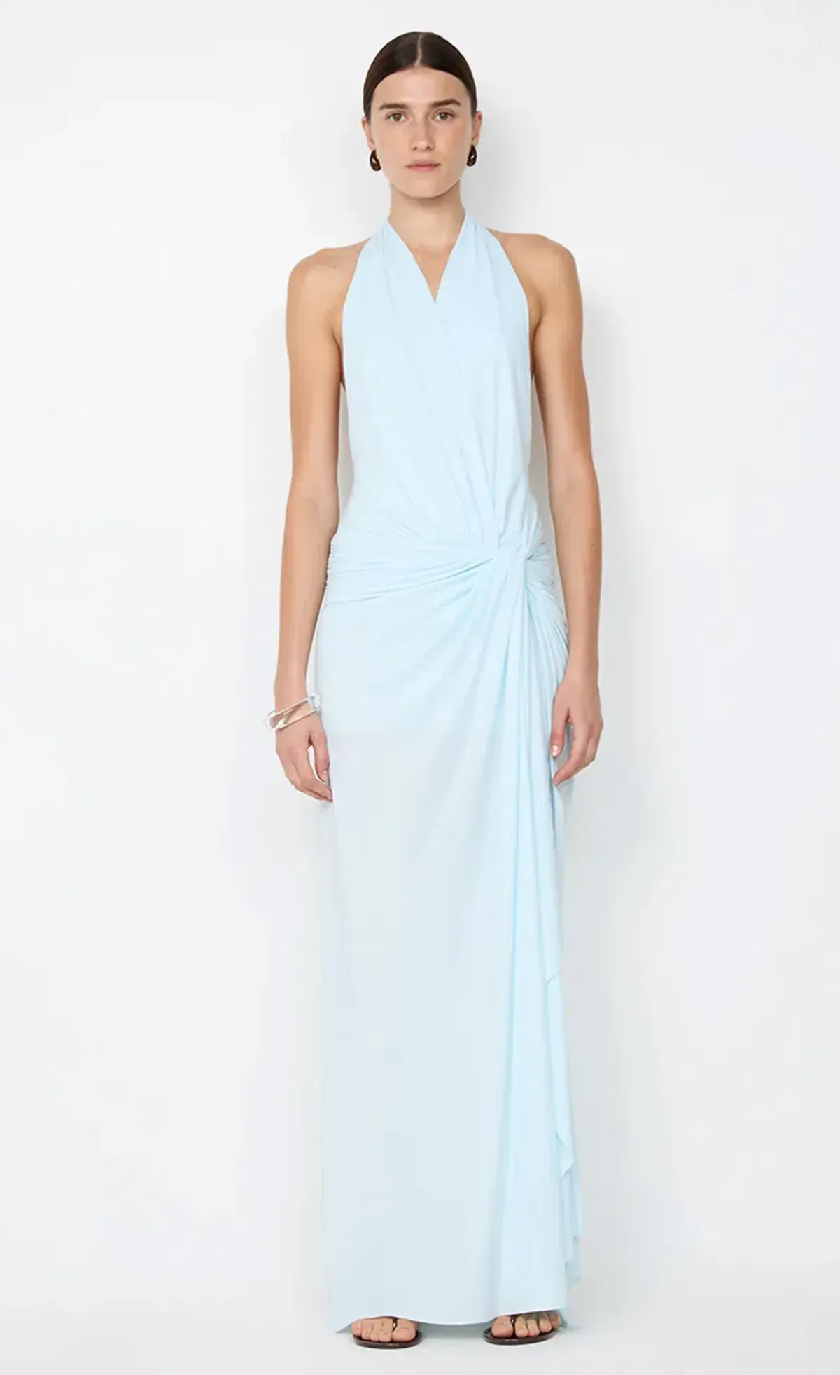 Clementine Twist Maxi Dress Blue Size 6 by Bec & Bridge