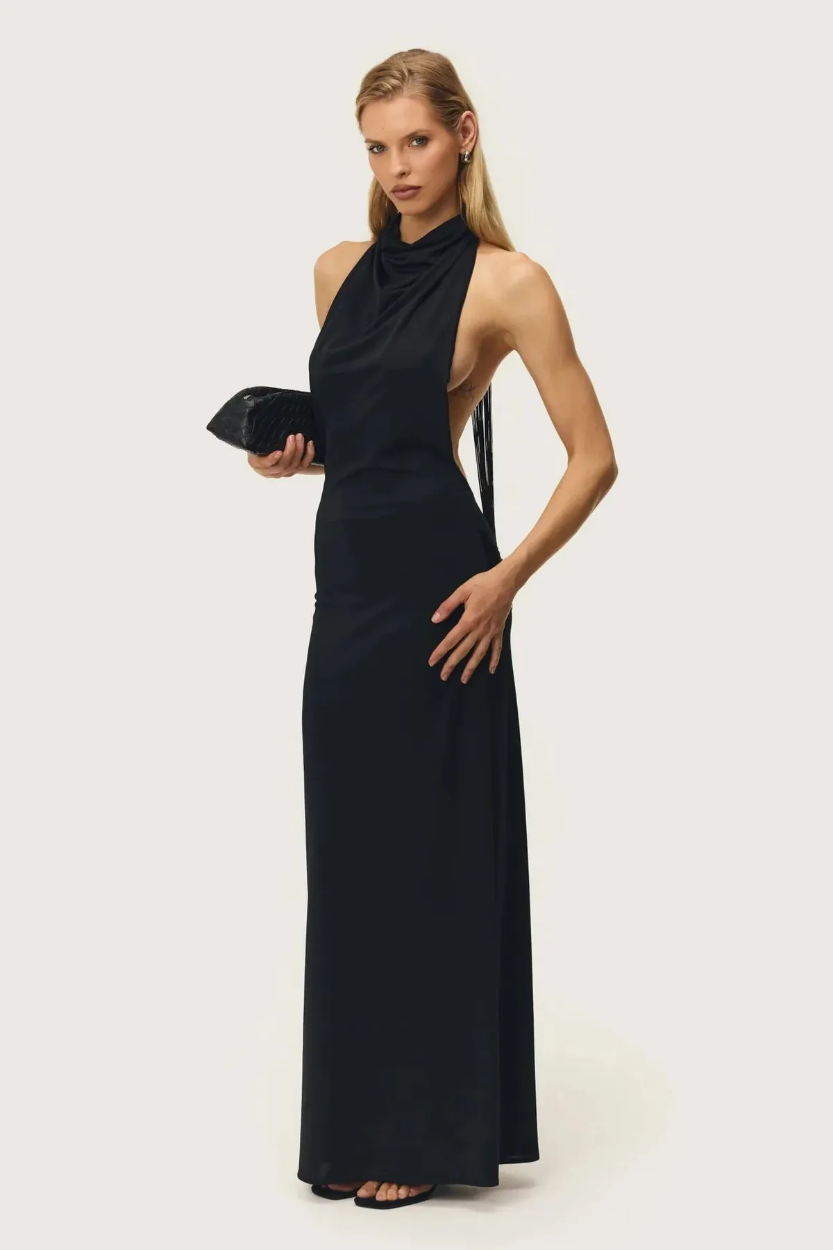 Ance Gria Jean Dress Black Size 8 by Ance Gria