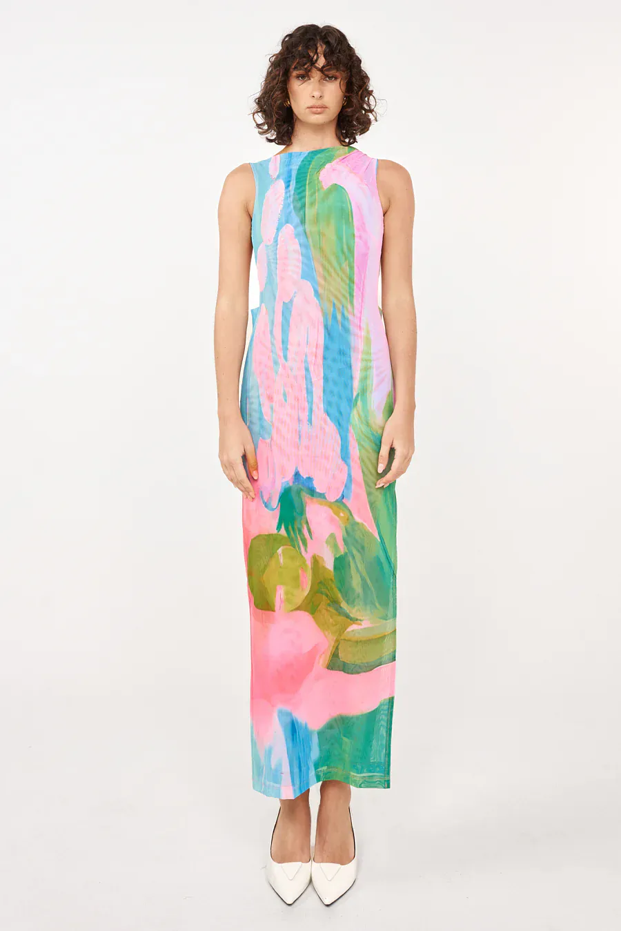 Luelle Gaia Midi Dress Multi Size S / AU 8 by Jefre Sei