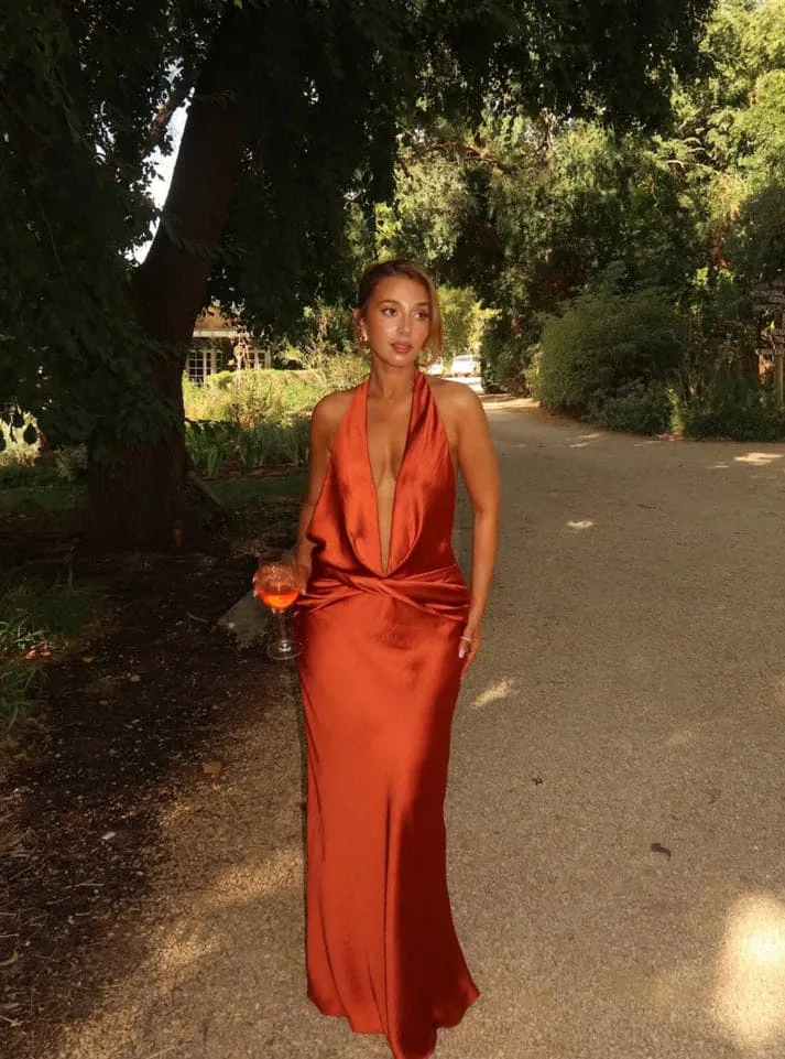 Francesca Dress Rust Orange Size 8/6 by Arcina Ori