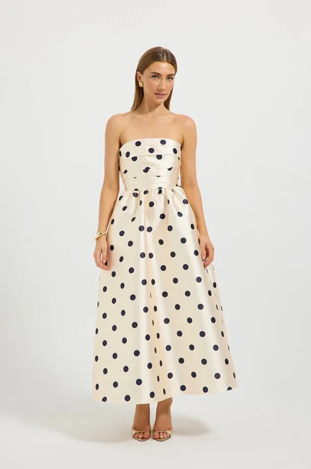 Dottie Strapless Midi Dress 8 by Pasduchas
