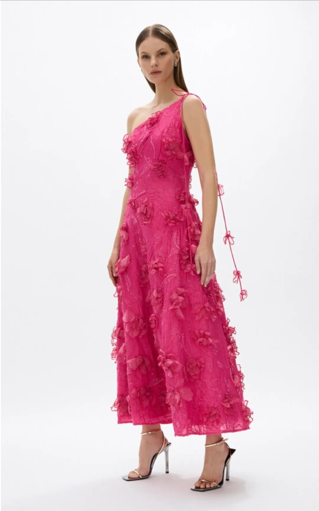 Ianthe Maxi Dress Pink Size 1 / AU 8 by Rachel Gilbert
